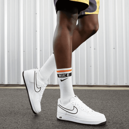 Nike Air Force 1 Low Embroidered Swoosh Black (M)
