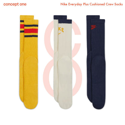 Nike Everyday Plus Cushioned Crew Socks (3 Pairs) DX7665-910