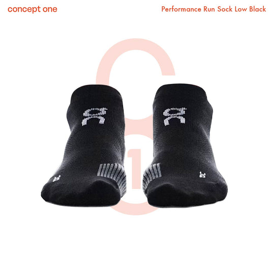 Performance Run Sock Low Black 2UF10060106 (M)