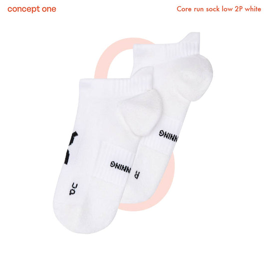 Core run sock low 2P white 2UF10080069 (M)