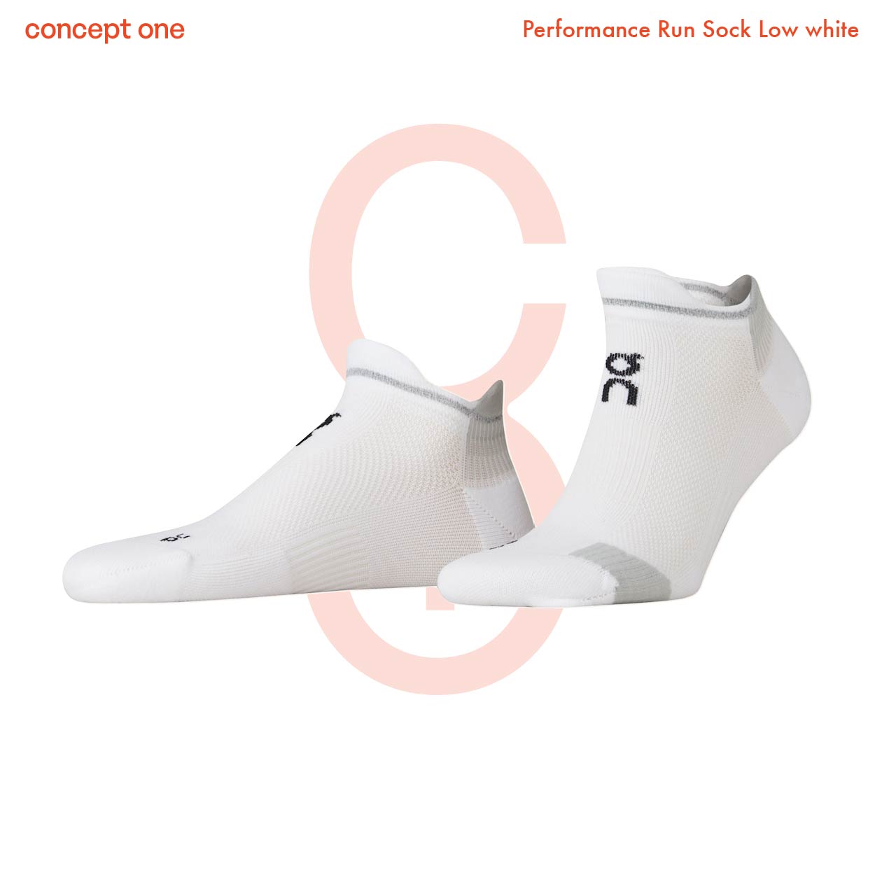 Performance Run Sock Low white (M)