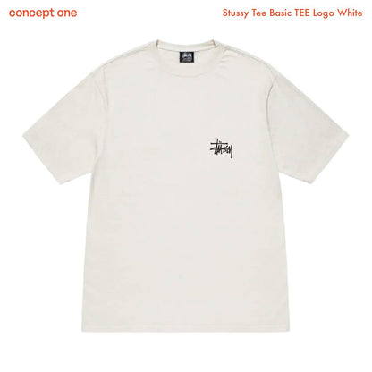 Stussy Tee Basic TEE Logo White