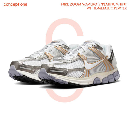 NIKE ZOOM VOMERO 5 'PLATINUM TINT/WHITE-METALLIC PEWTER' (M)