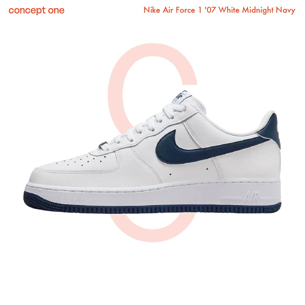 Nike Air Force 1 '07 White Midnight Navy (W)