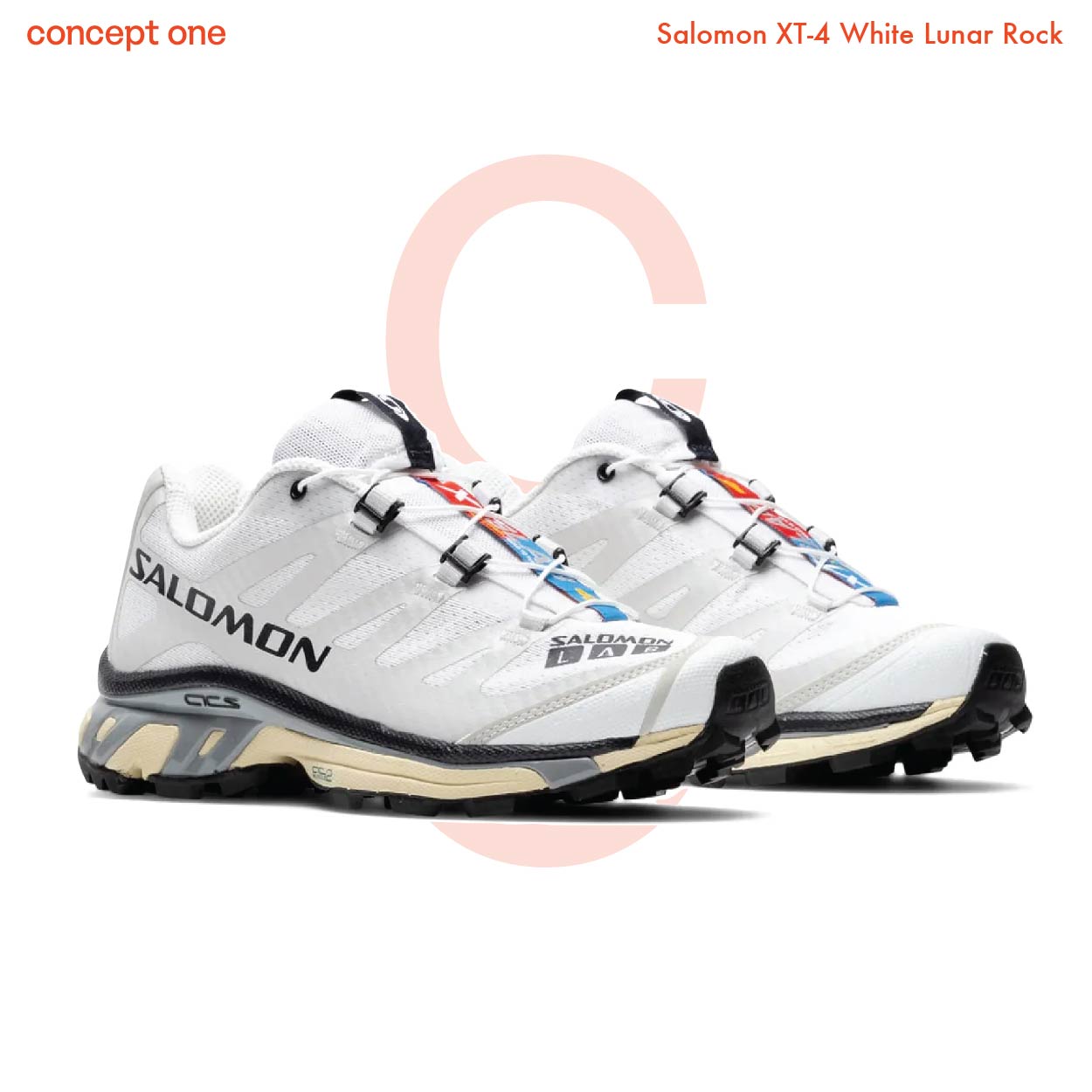 Salomon XT-4 White Lunar Rock (M)